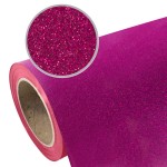 Folia flex brokatowa Glitter SEF Pink 9 różowa 350mic gruba wyczuwalny brokat