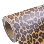 Folia flex Plotterfilms Soft Mirror Leo Gold SMLG wzór pantera 70mic cienka