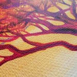 Canvas do druku 106.7cmx30m 100% Cotton „S” Matt 380W UV żywiczny lateks pigment