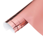 Folia flex metalizowana Rose Gold Stretch różowe złoto 60mic cienka temp. prania do 40°C