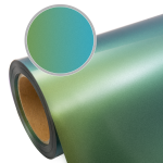 Folia flex Vesline Chameleon Bluish Yellow 05 zielona z poświatą cienka 50 μm