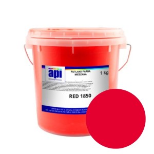 Farba plastizolowa red kryjąca niska lepkość Rutland M3 1850 1kg