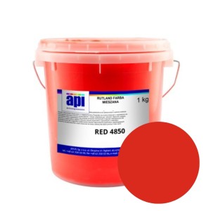 Farba plastizolowa red kryjąca niska lepkość Rutland M3 4850 1kg