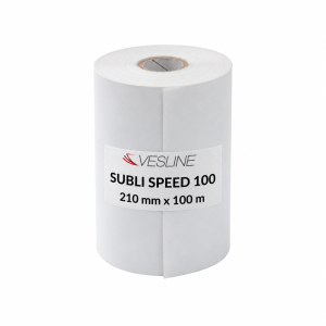 Papier sublimacyjny Premium Vesline Subli Speed 210 mm x 100 m 100 g/m² 2" szybkoschnący