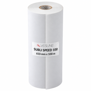 Papier sublimacyjny Premium Vesline Subli Speed 610 mm x 100 m 100 g/m² 3" szybkoschnący