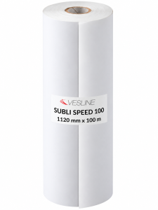 Papier sublimacyjny Premium Vesline Subli Speed 1120 mm x 100 m 100 g/m² 3" szybkoschnący