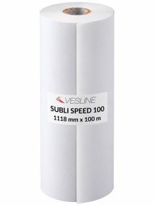 Papier sublimacyjny Premium Vesline Subli Speed 1118 mm x 100 m 100 g/m² 3" szybkoschnący