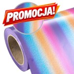 Folia flex holograficzna Plotterfilms Paillettes Multicolor P-Multi 90mic temp. prania do 40°C
