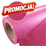  Folia flex holograficzna Plotterfilms Paillettes Pink P390 różowa 90mic temp. prania do 40°C