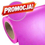 Folia flex holograficzna Plotterfilms Paillettes Fucsia P2329 różowa 90mic temp. prania do 40°C