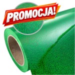 Folia flex holograficzna Plotterfilms Paillettes Green P540 zielona 90mic temp. prania do 40°C