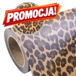 Folia flex Plotterfilms Soft Mirror Leo Gold SMLG wzór pantera 70mic cienka
