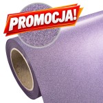 Folia flex brokatowa Plotterfilms Classic Glitter Purple G290 fioletowa 150mic gładka