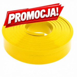 Guma raklowa ORA 50x9 G1 70 żółta średniomiękka 1 mb