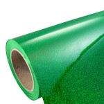 Folia flex holograficzna Plotterfilms Paillettes Green P540 zielona 90mic temp. prania do 40°C