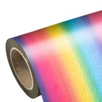 Folia flex metalizowana Rainbow Holo Stretch 60mic cienka temp. prania do 40°C