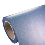Folia flex brokatowa Plotterfilms Classic Glitter Blue G230 niebieska 150mic gładka