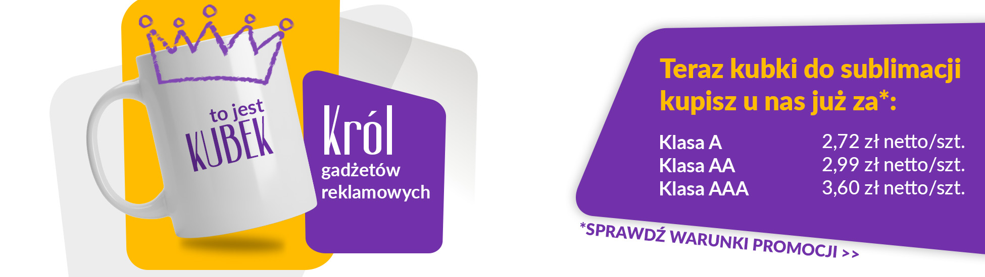 Promocja hurtowa - kubki sublimacyjne 330 ml